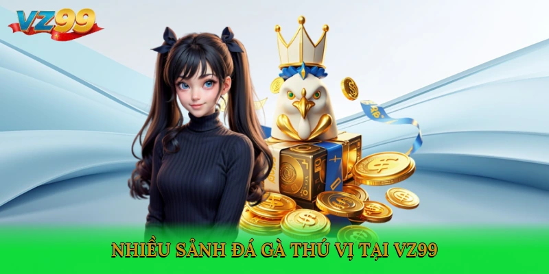 Nhiều sảnh đá gà thú vị tại VZ99